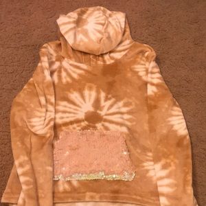 Tan Tie-dye hoodie